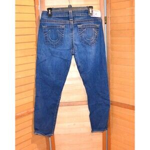 True Religion Low Cut Lizzy Crop Y2K Designer